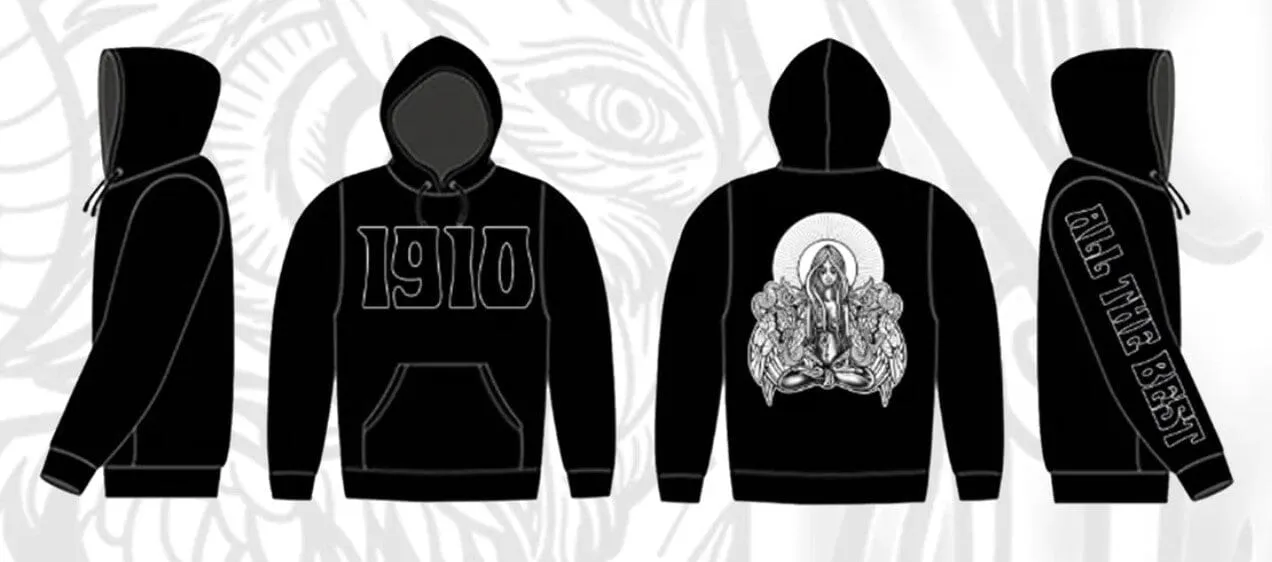 1910 Muse Too Pullover Hoodie Black