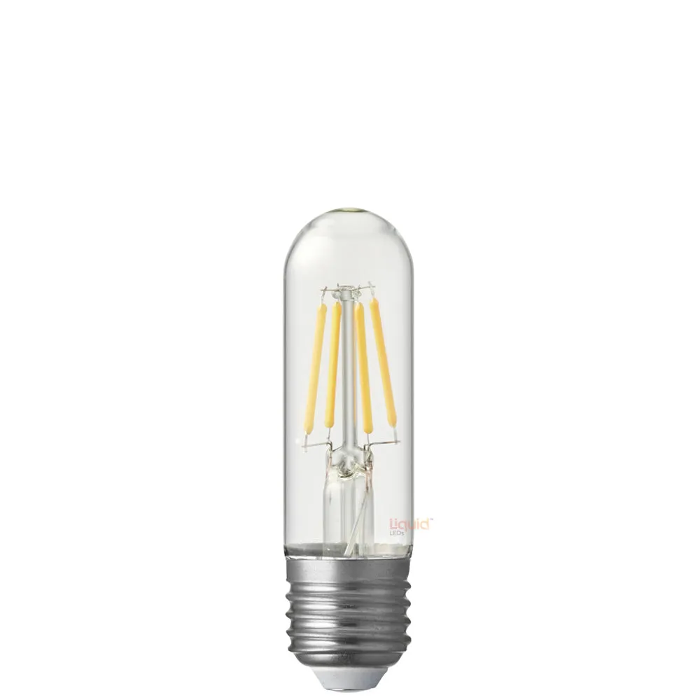 4W Tubular LED Bulb E27 Clear in Warm White