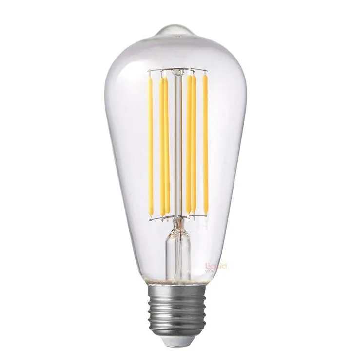 8W Edison LED Bulb E27 in Warm White