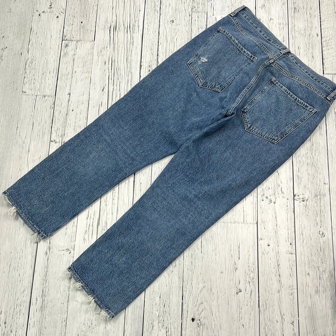 A Golde distressed blue jeans - Hers M/30