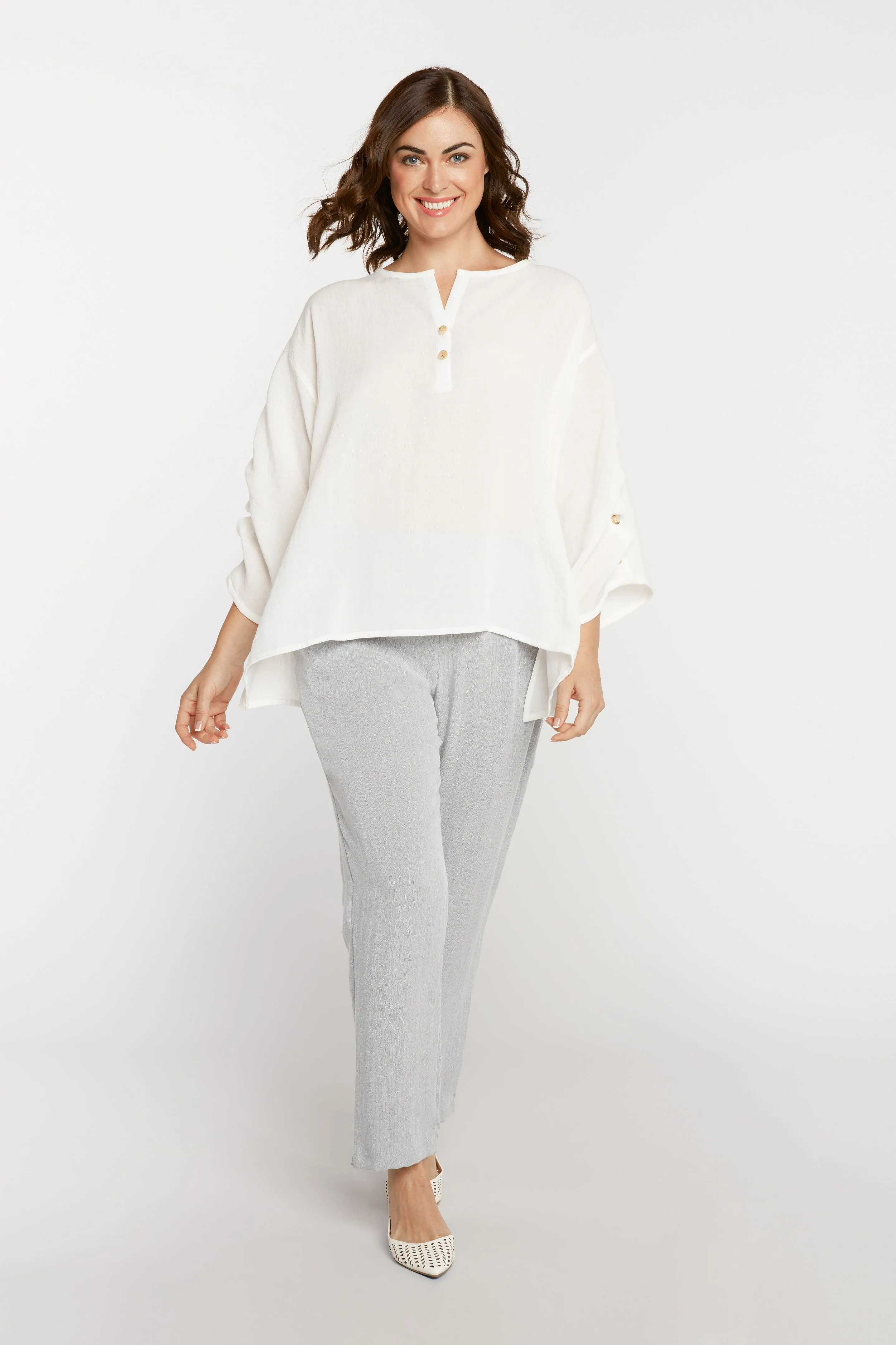 AA36 - Ripple Tide Linen Pullover