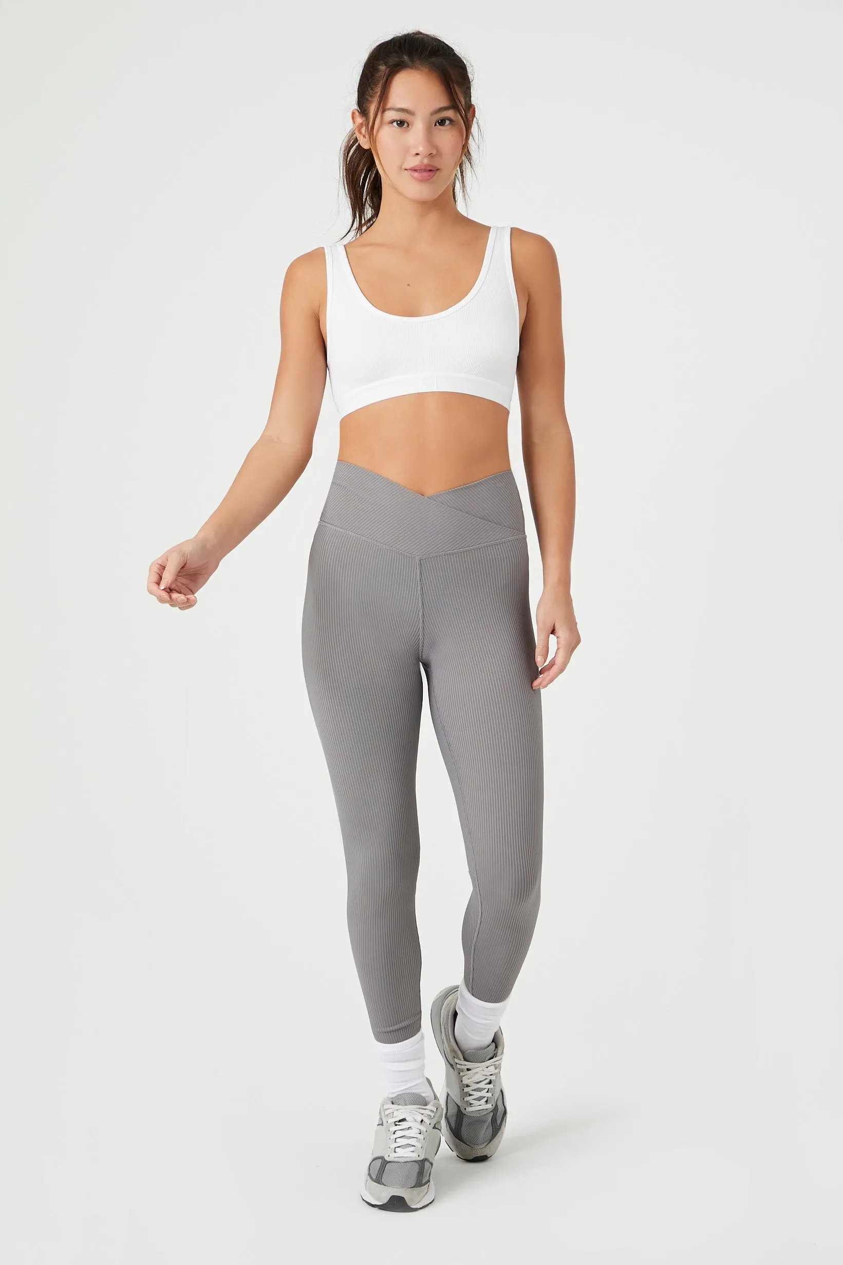 Active Ribbed Surplice Leggings