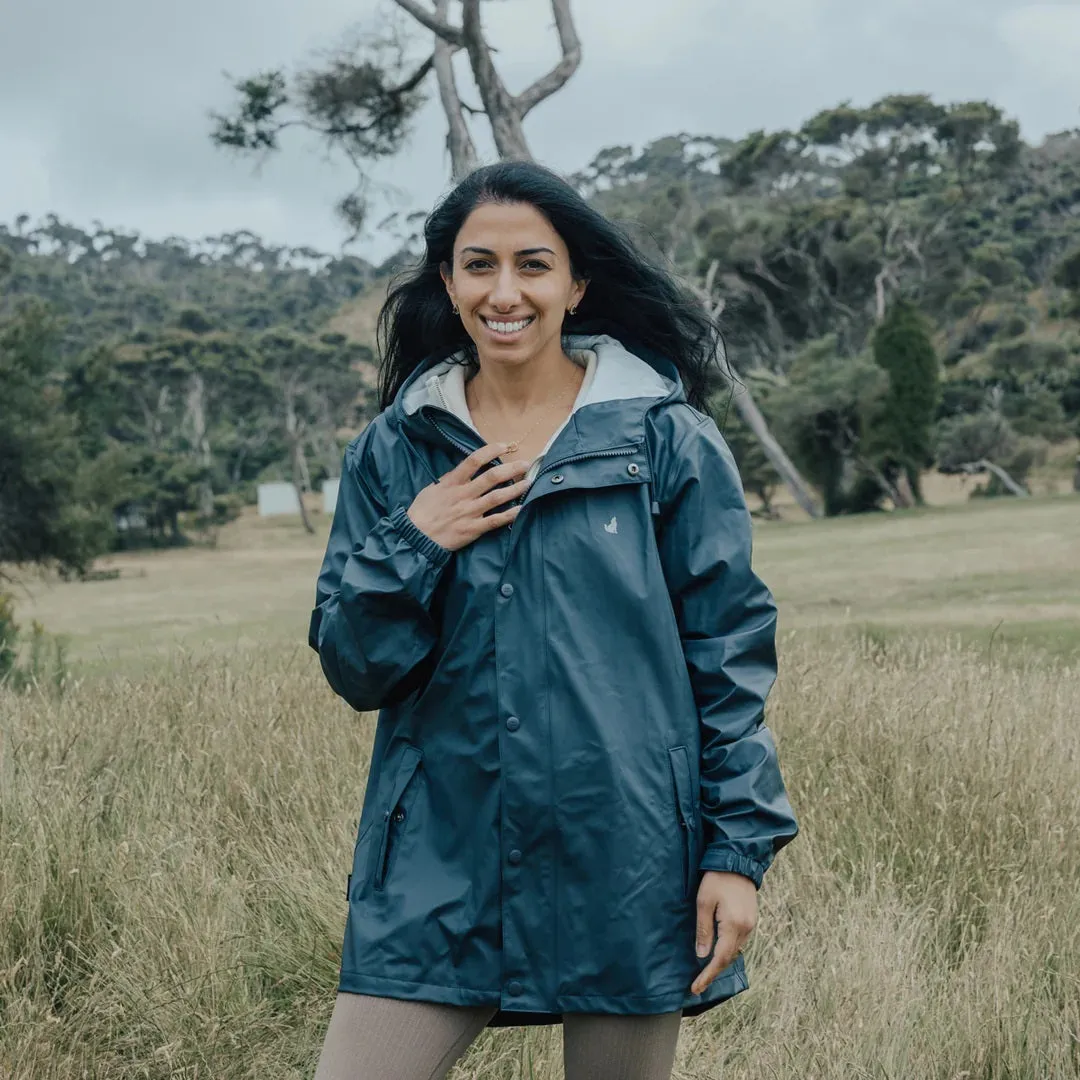 Adult Rain Jacket Indigo