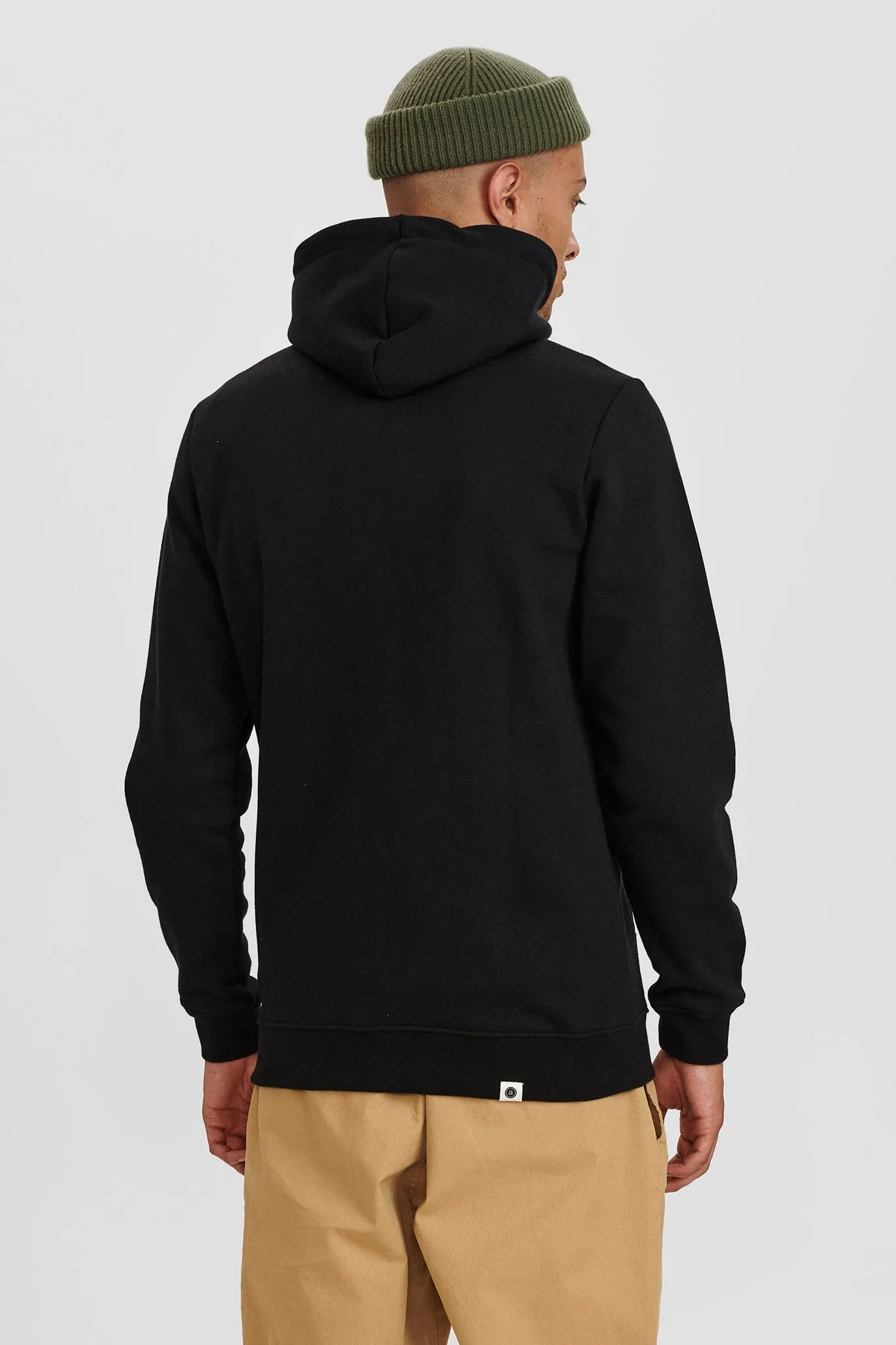 AKELLIOT NOOS ZIP HOODIE - Caviar