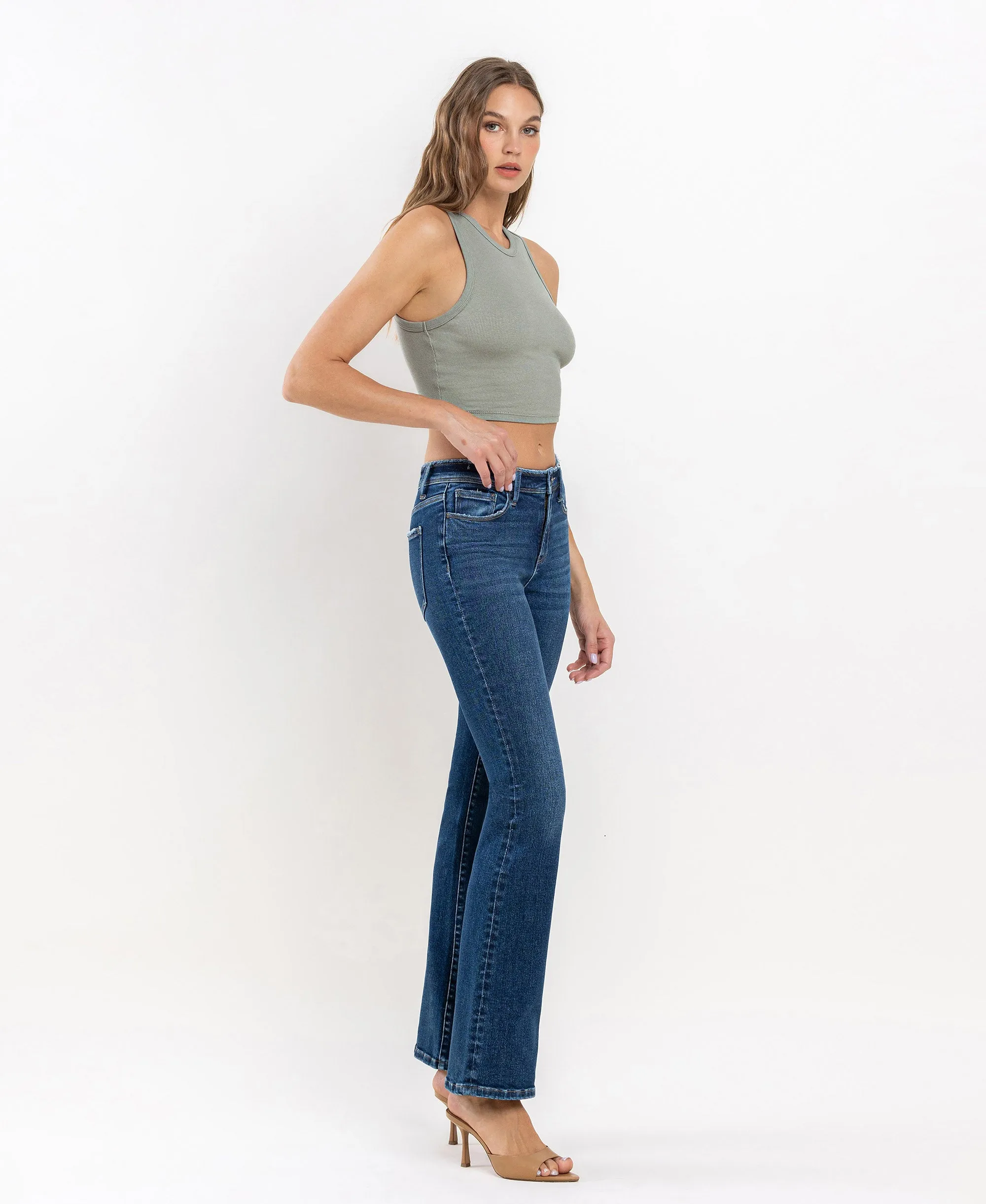 Amethyst - Mid Rise Bootcut Jeans