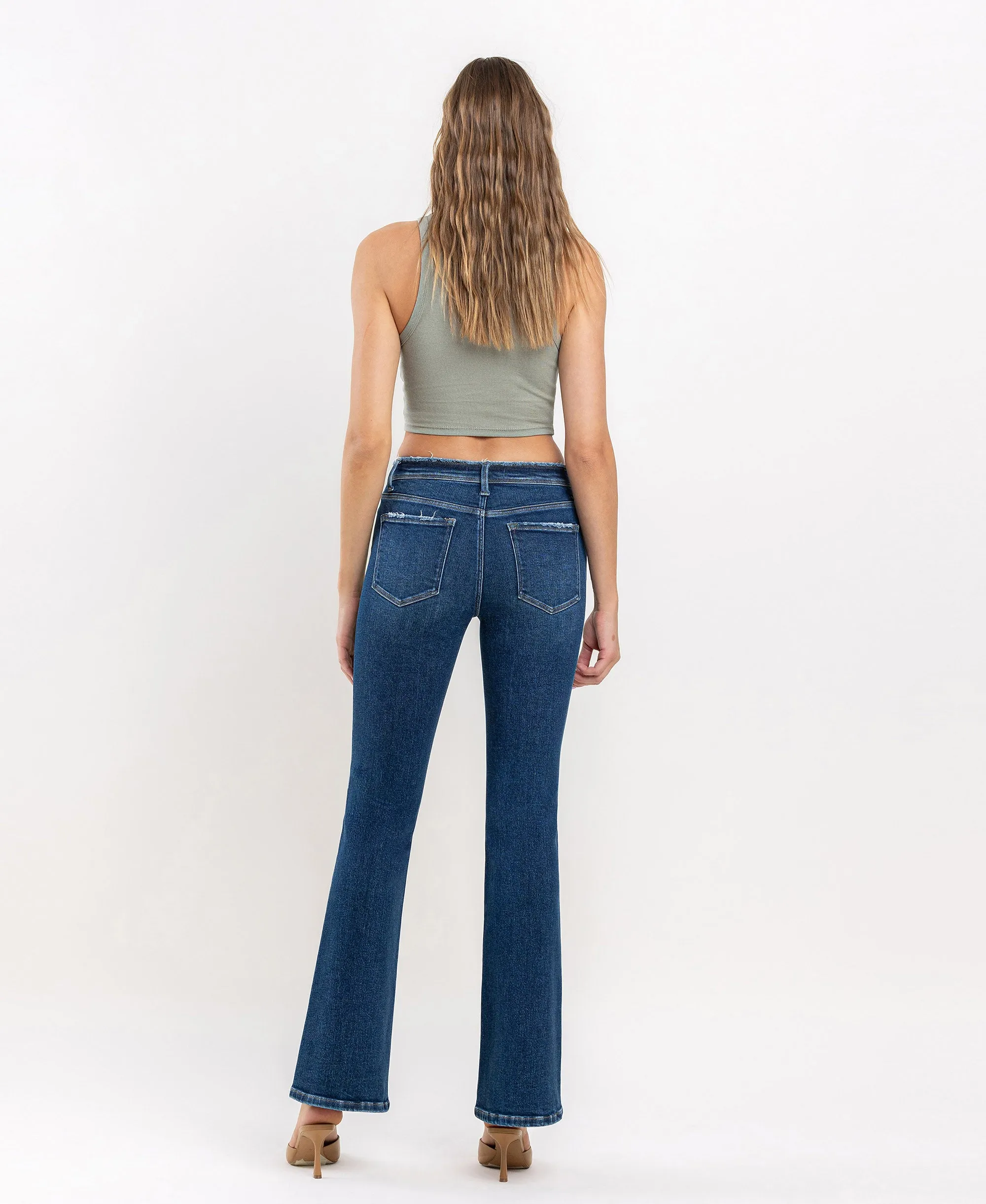 Amethyst - Mid Rise Bootcut Jeans