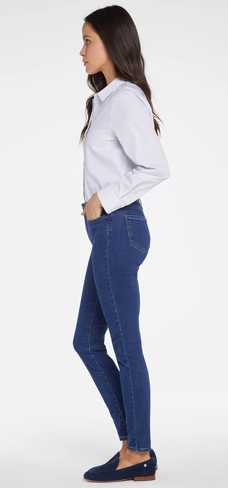 Ami Skinny Jeans Mediumblauw Premium Denim (Tall) | Quinn