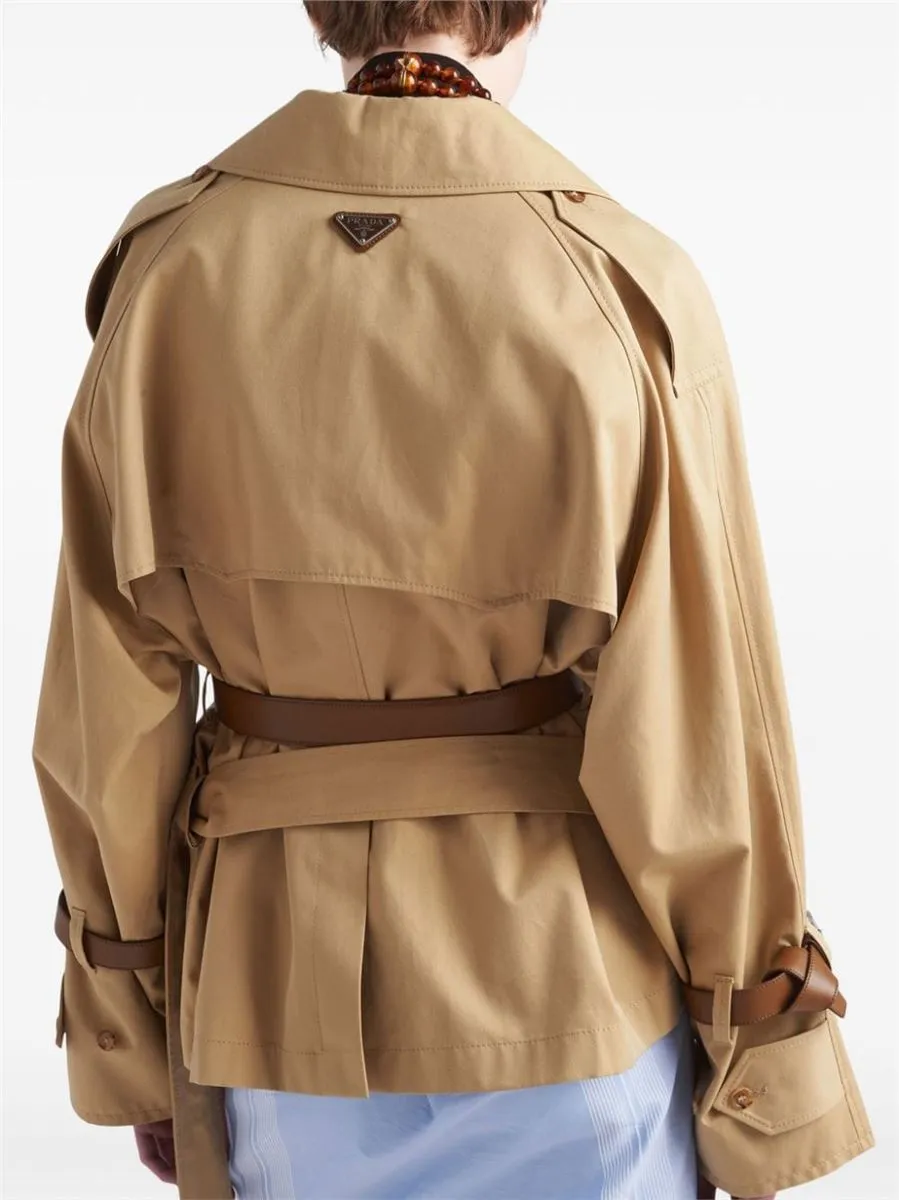 Classic Belted Trench Jacket with Modern Design