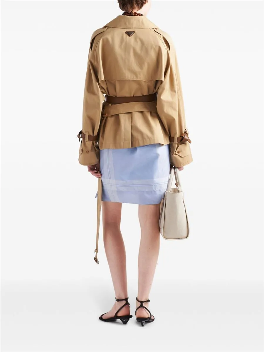 Classic Belted Trench Jacket with Modern Design