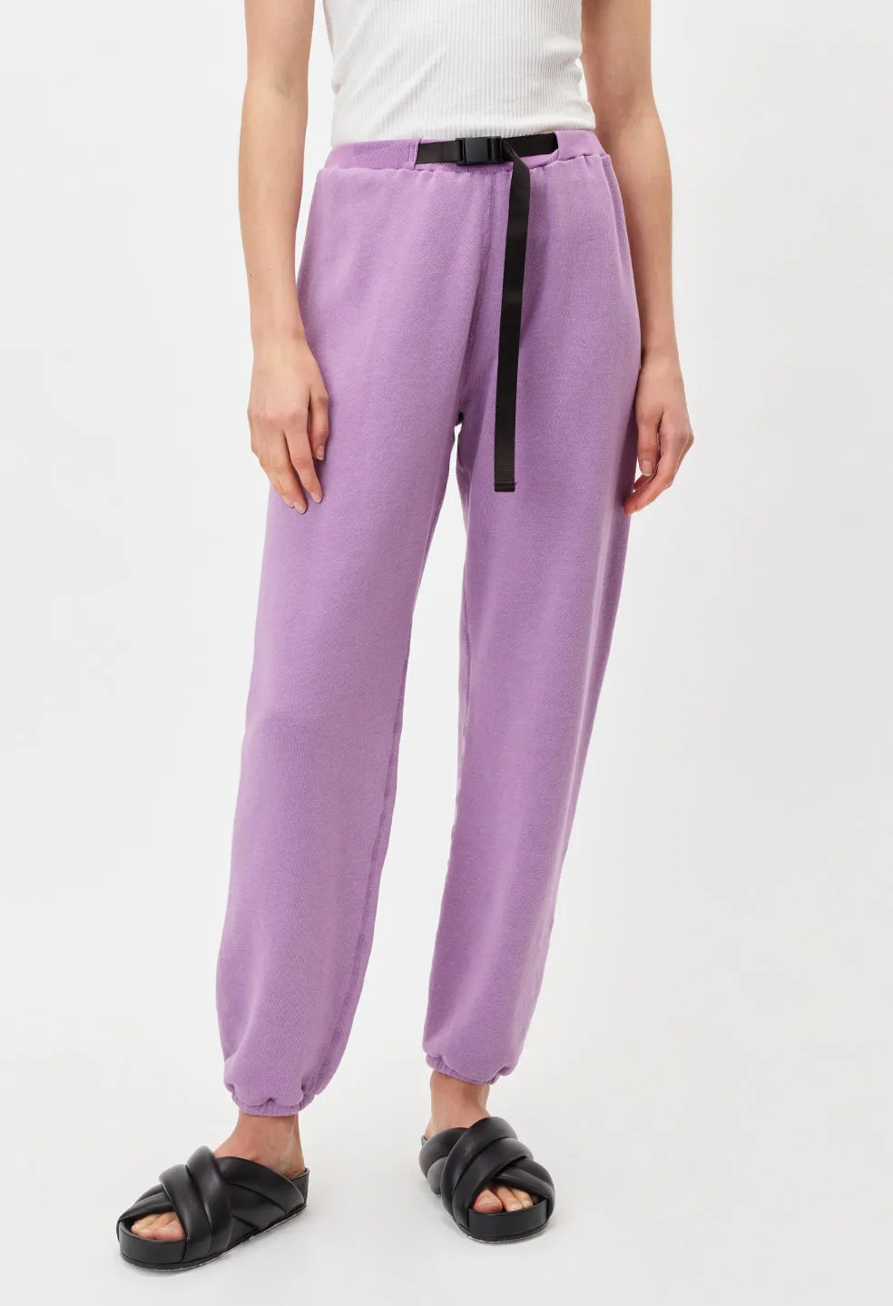 Belted Vintage Fleece Sweatpants / Planet