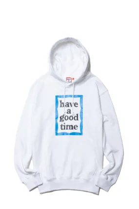 BLUE FRAME PULLOVER HOODIE CO WHITE