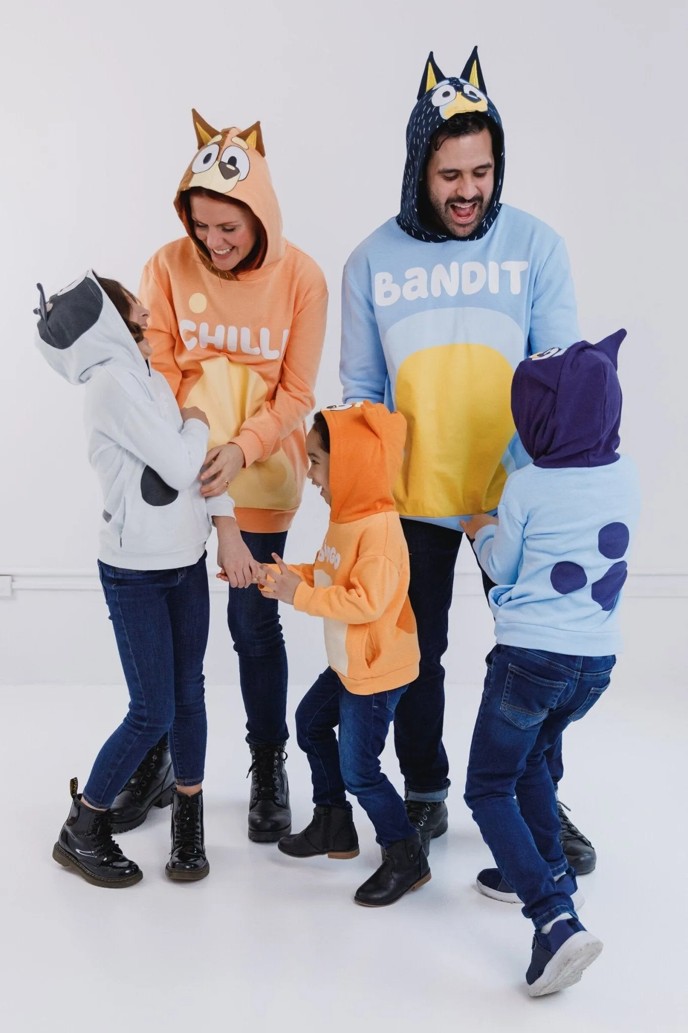 Bluey Fleece Matching Family Pullover Hoodie