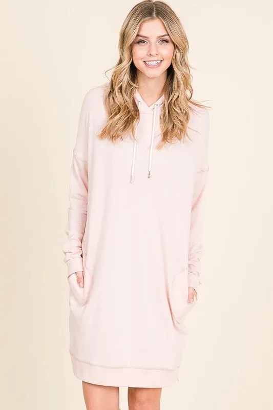 Blush Hoodie Dress