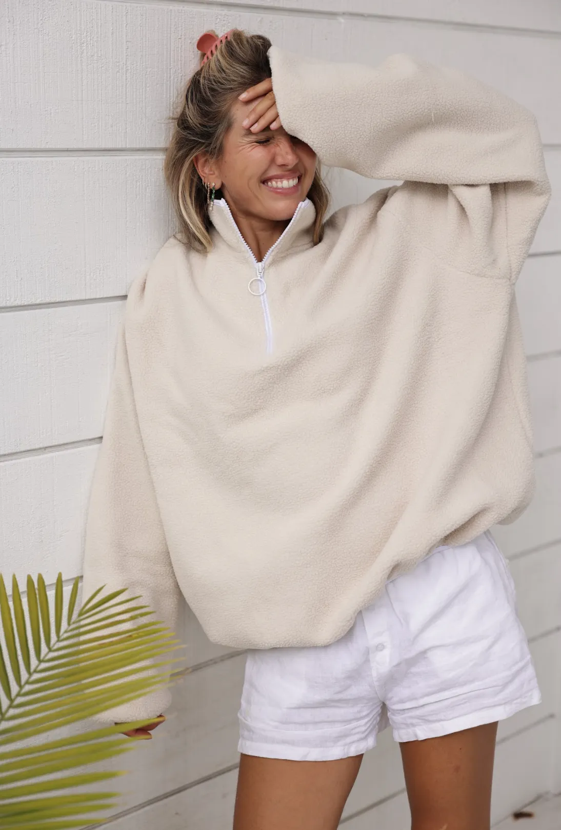 Boat Fleece in Cream