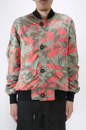 Canada Goose Mens Wind Jacket Faber Bomber Print - Fire Bud Camo