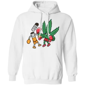 Cannabis Knocks Out Tobacco Hoodie