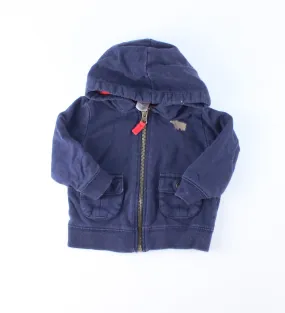 CARTER'S NAVY BEAR HOODIE 6M VGUC