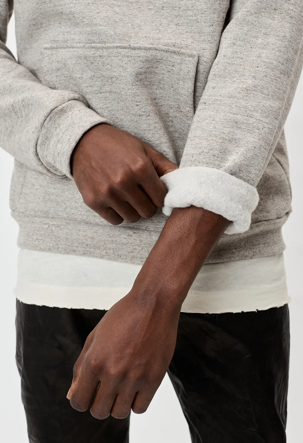 Cashmere Fleece Beach Hoodie / Heather Oatmeal