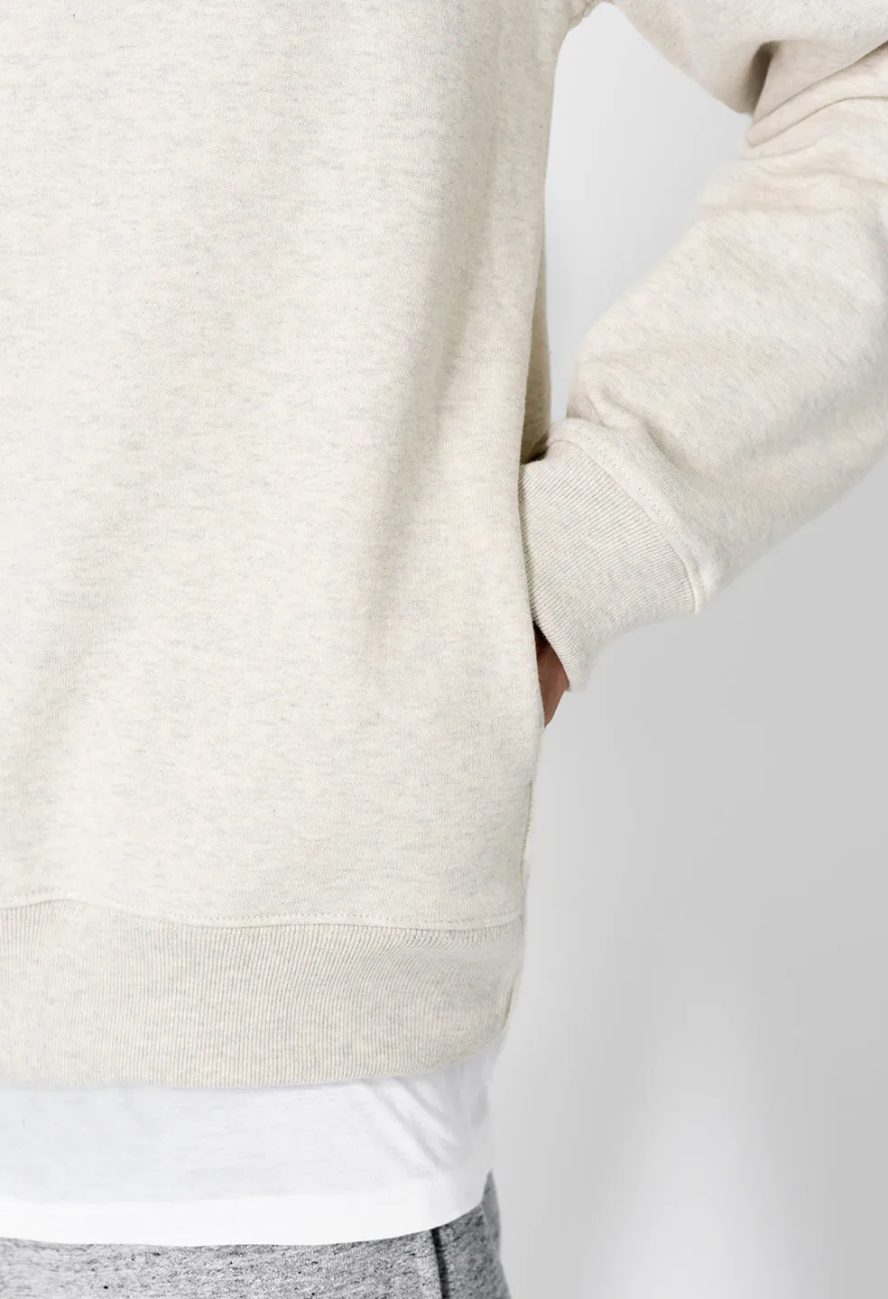 Cashmere Fleece Full-Zip / Heather Ash