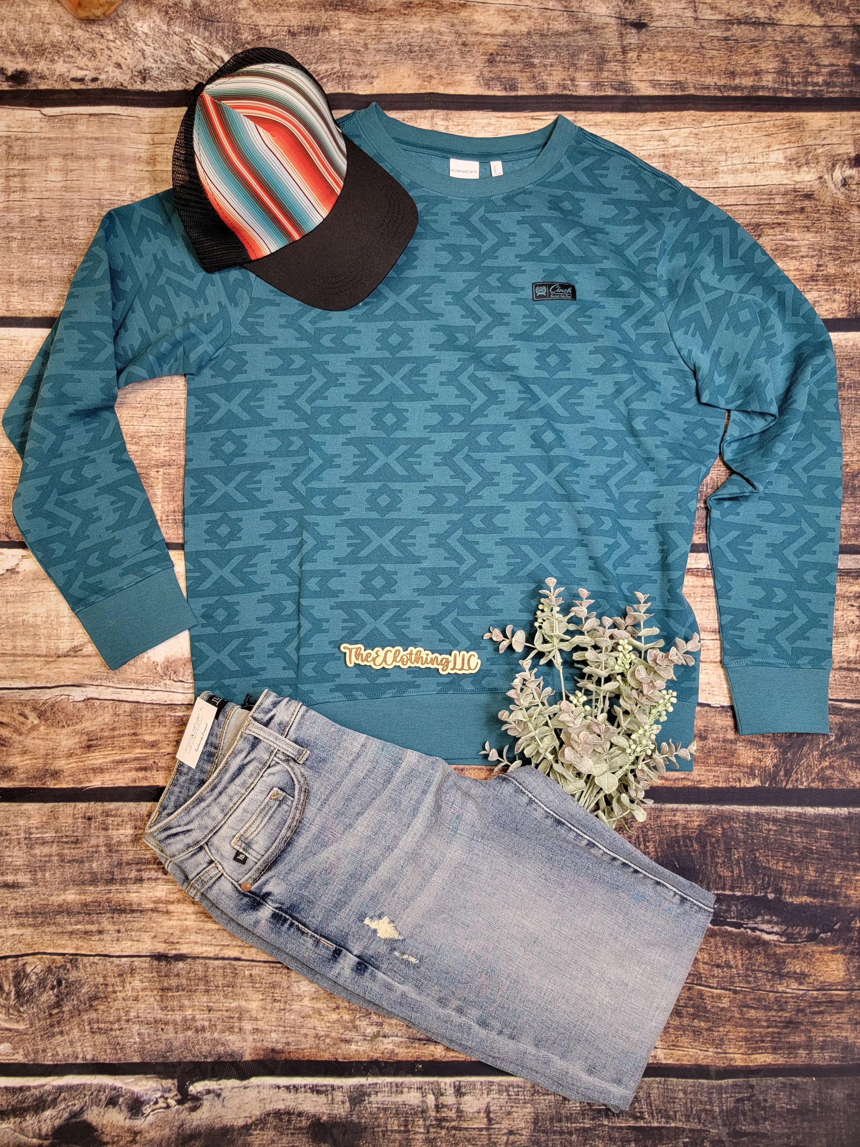 Cinch Women's Pullover - Teal