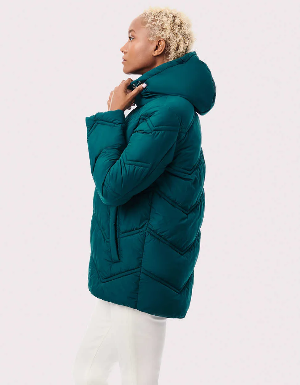 Classic Chevron Puffer Jacket