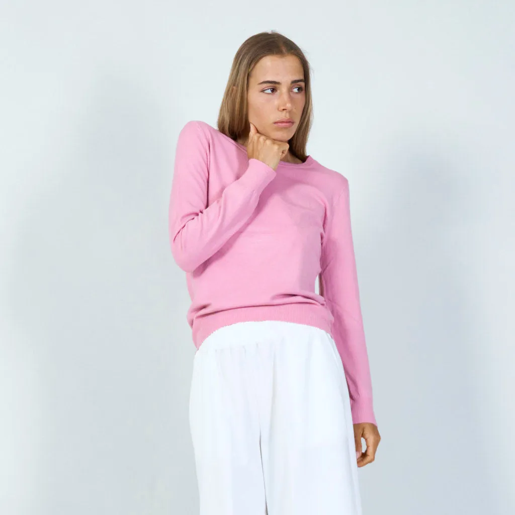 Classic crewneck pullover wholesale