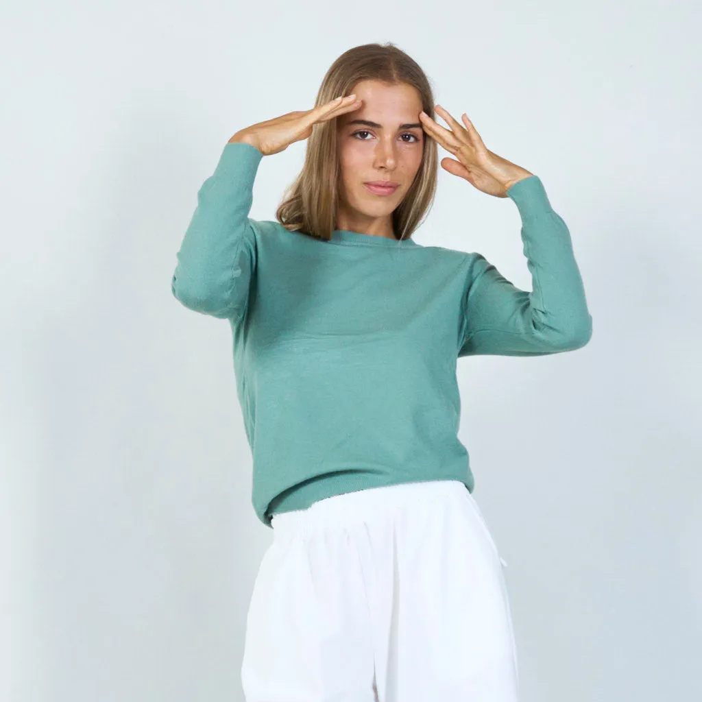 Classic crewneck pullover wholesale