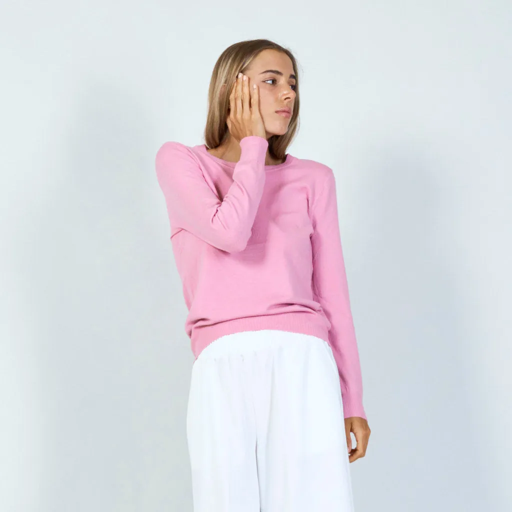 Classic crewneck pullover wholesale