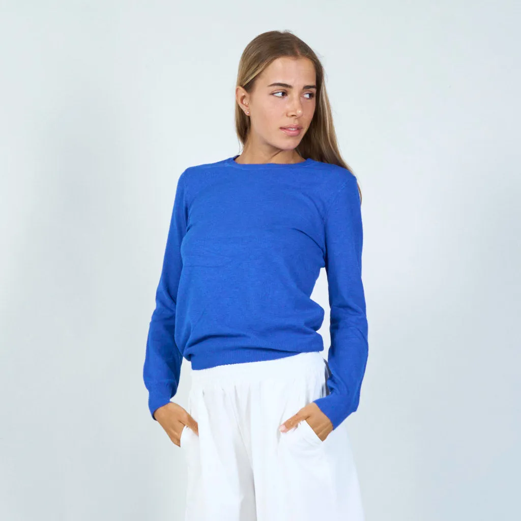 Classic crewneck pullover wholesale