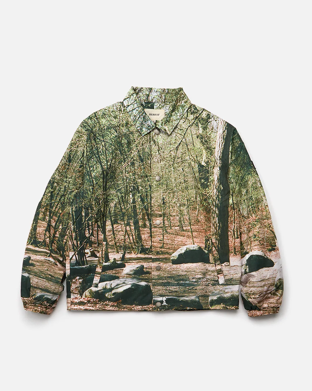 Premium Forest Print Outdoor Clearing Jacket