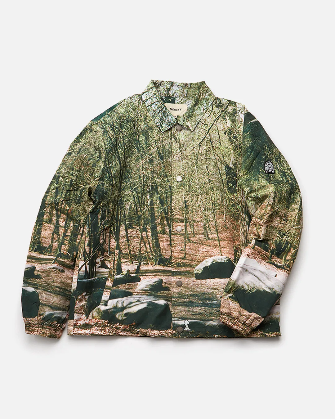 Premium Forest Print Outdoor Clearing Jacket