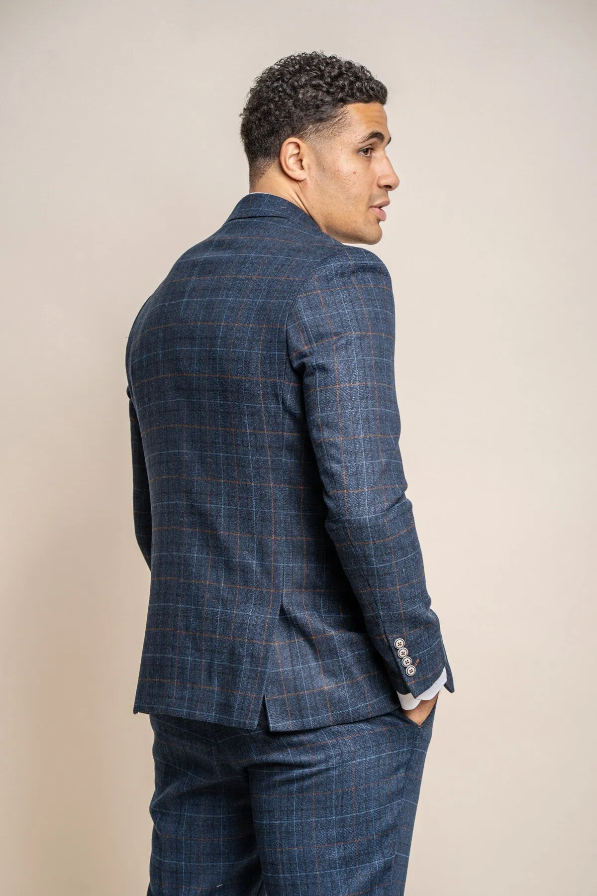 Cody Blue Check Jacket