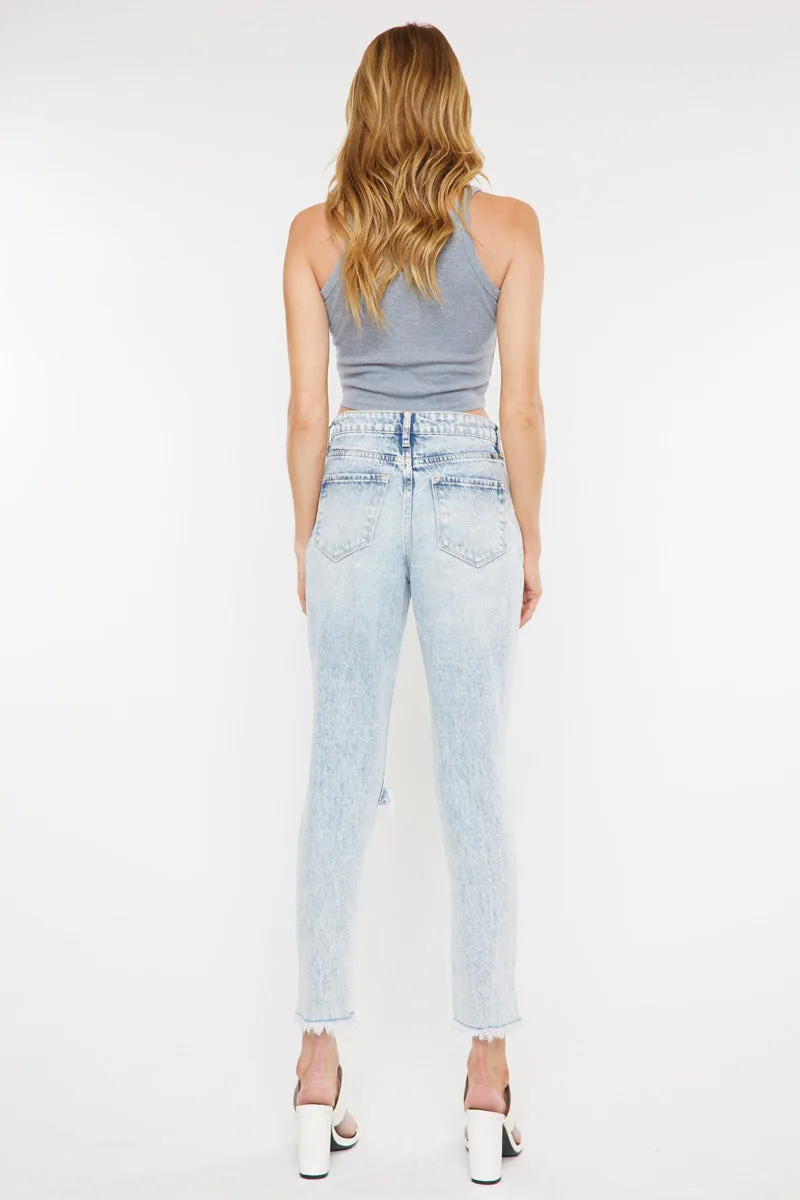 Collie High Rise Mom Jeans