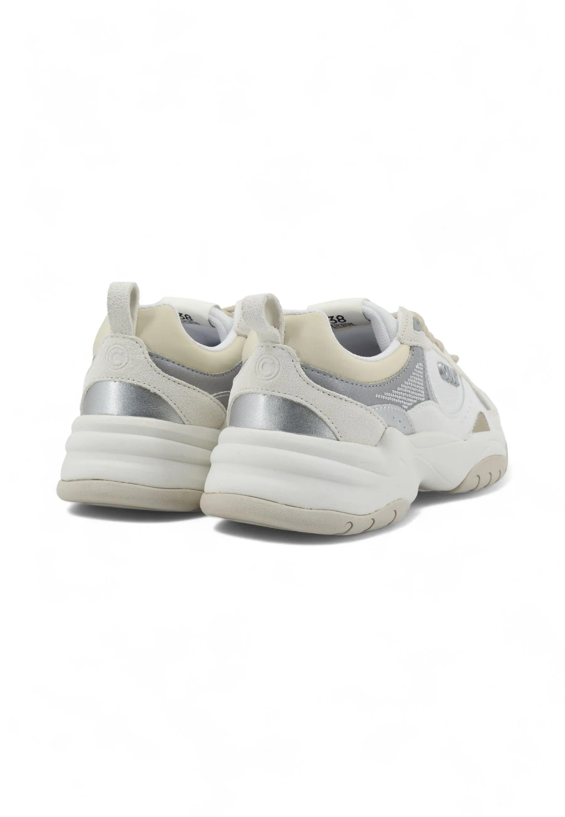 COLMAR Sneaker Donna White Warm Gray Silver TESS STARLIGHT