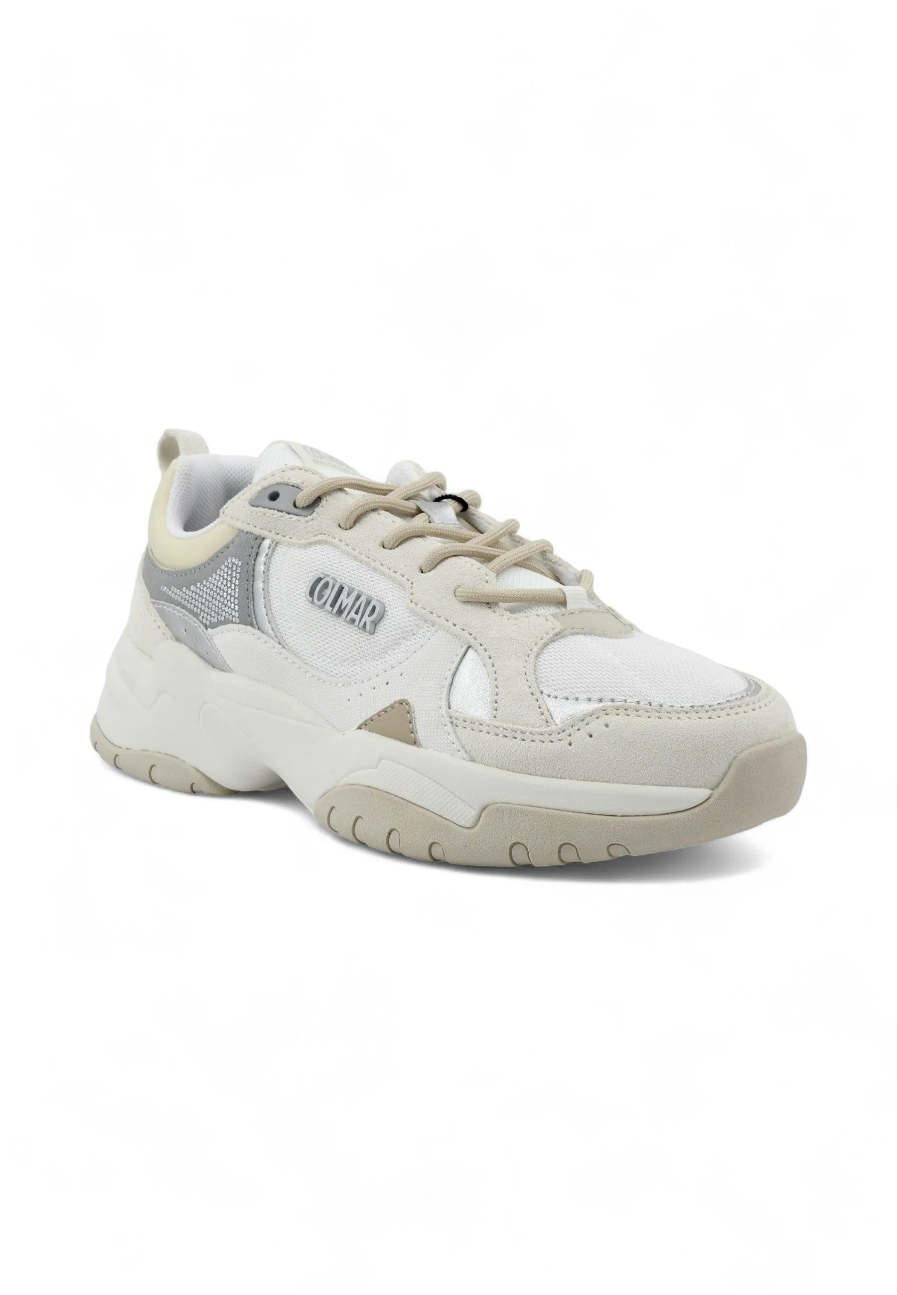 COLMAR Sneaker Donna White Warm Gray Silver TESS STARLIGHT