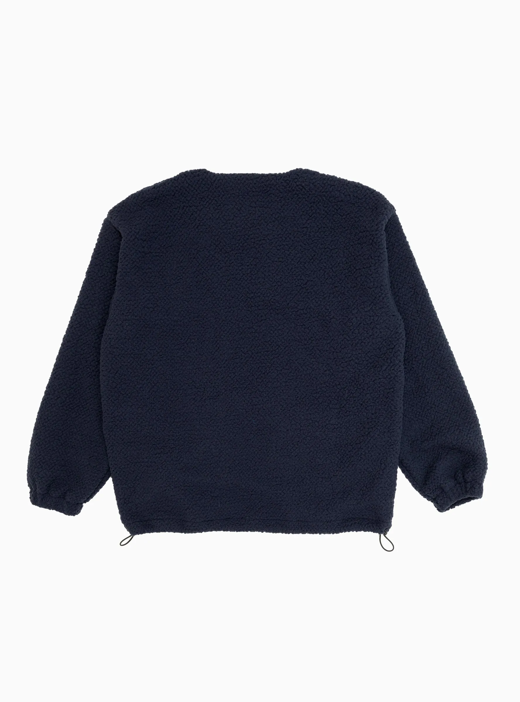 Contrast Fleece Navy