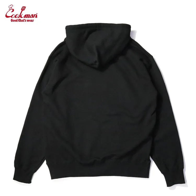 Cookman Pullover Hoodie - Flock Arch : Black