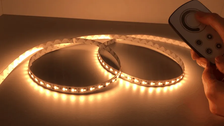 CRI-MAX CRI 95  Dim to Warm LED Flexible Strip 1800K-3000K - Human Centric Lighting - 5m/Reel