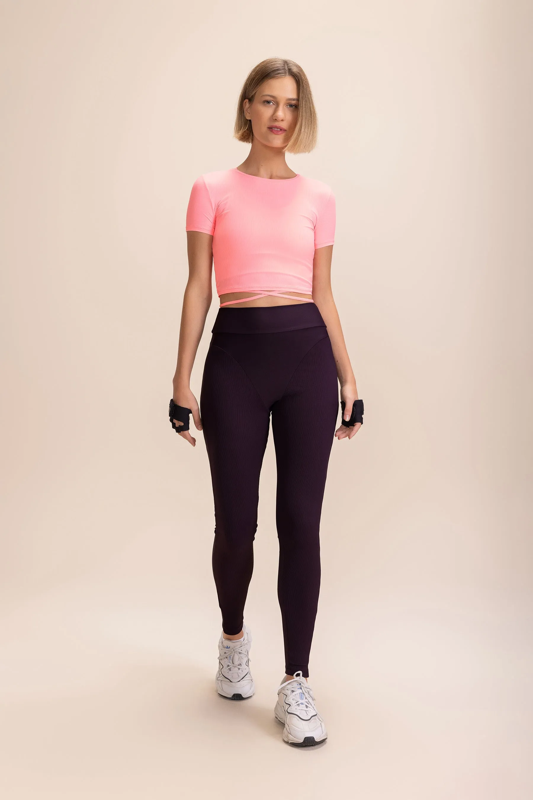 Curve Rib Stirrup Leggings