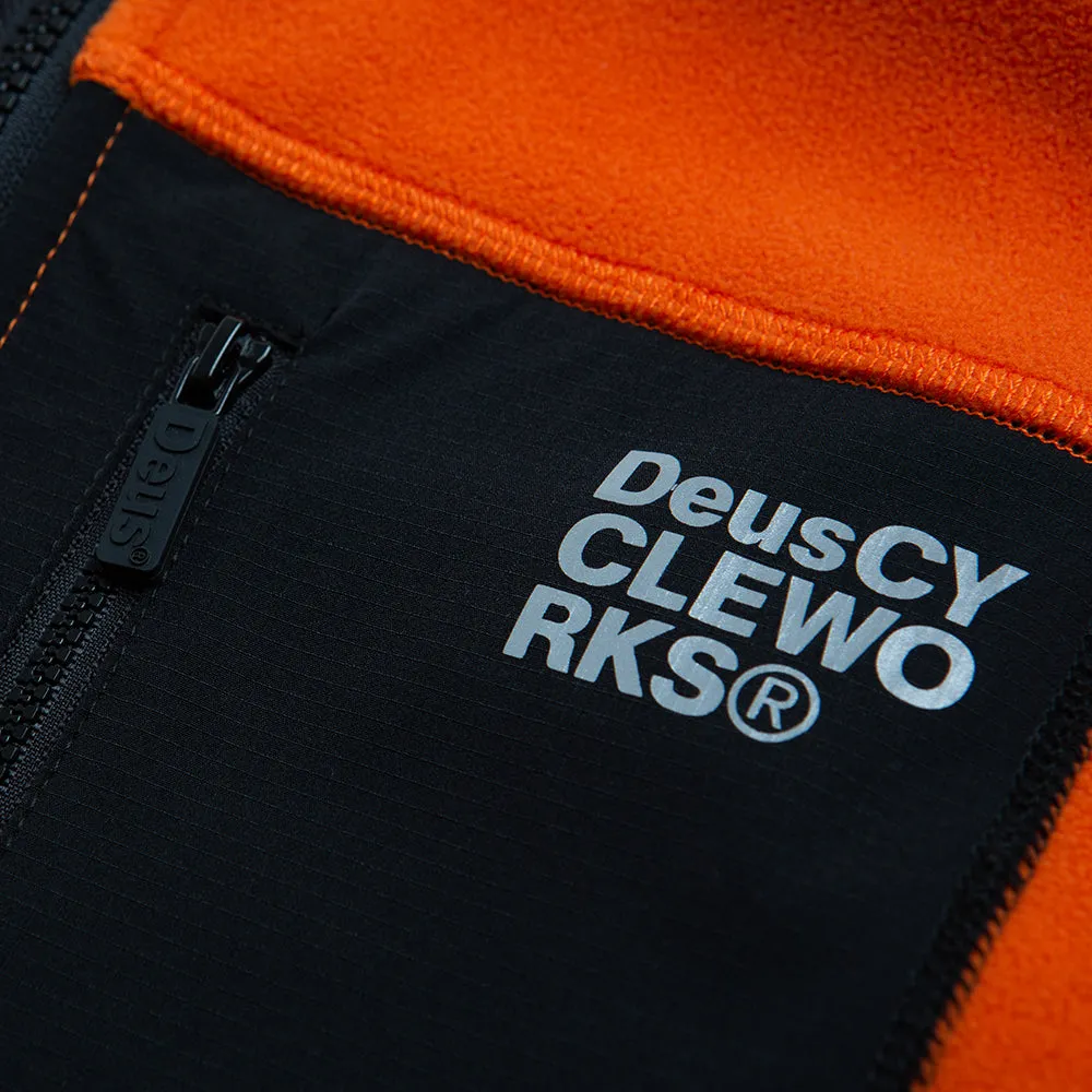 Cycleworks Fleece Zip Through - Harvest Orange