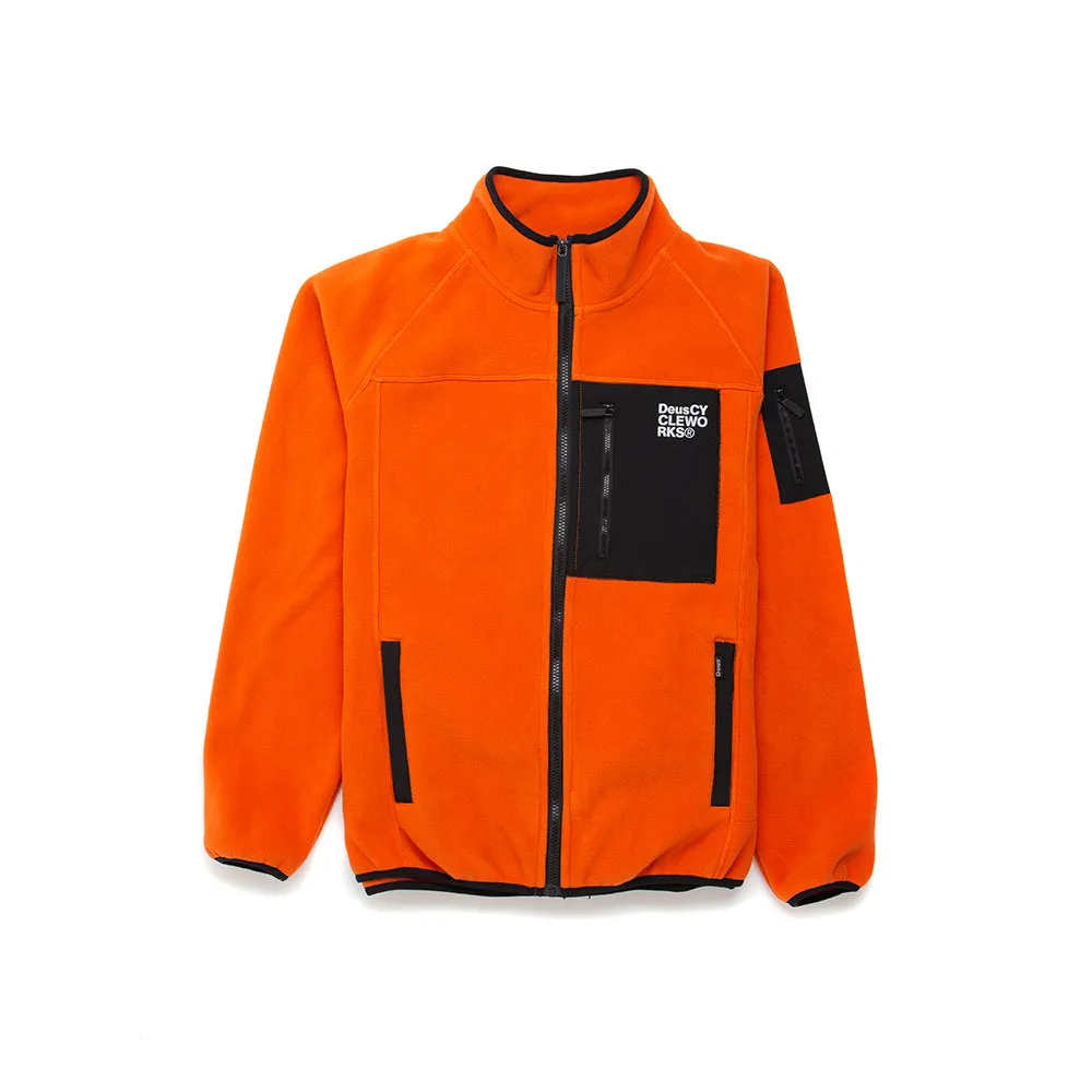 Cycleworks Fleece Zip Through - Harvest Orange