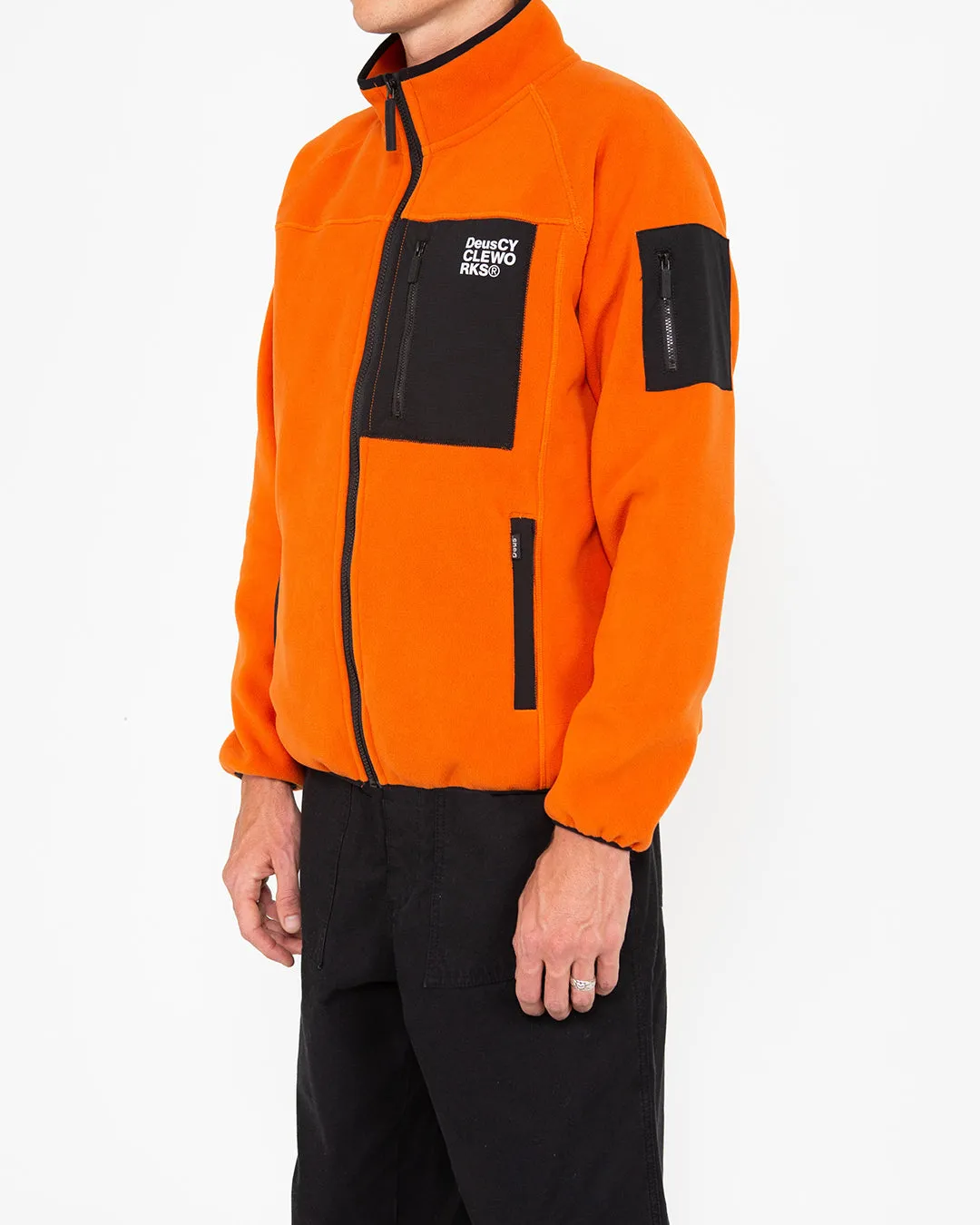 Cycleworks Fleece Zip Through - Harvest Orange