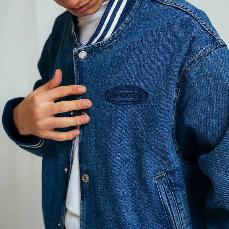 Denim Bomber Jacket