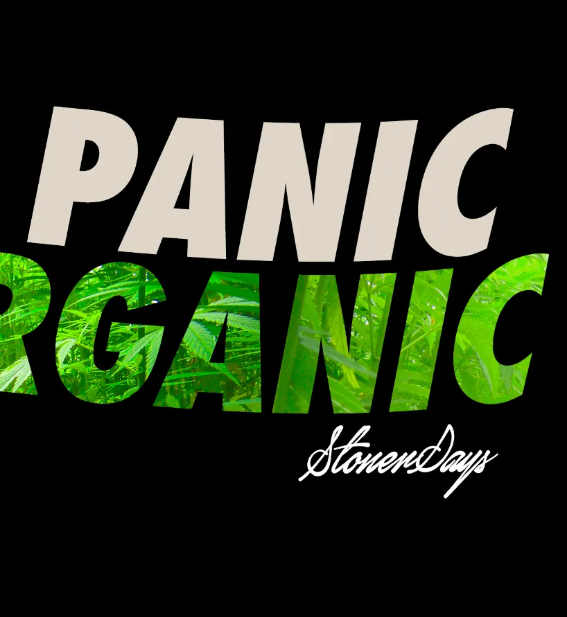 Dont Panic Greens Crop Top Hoodie