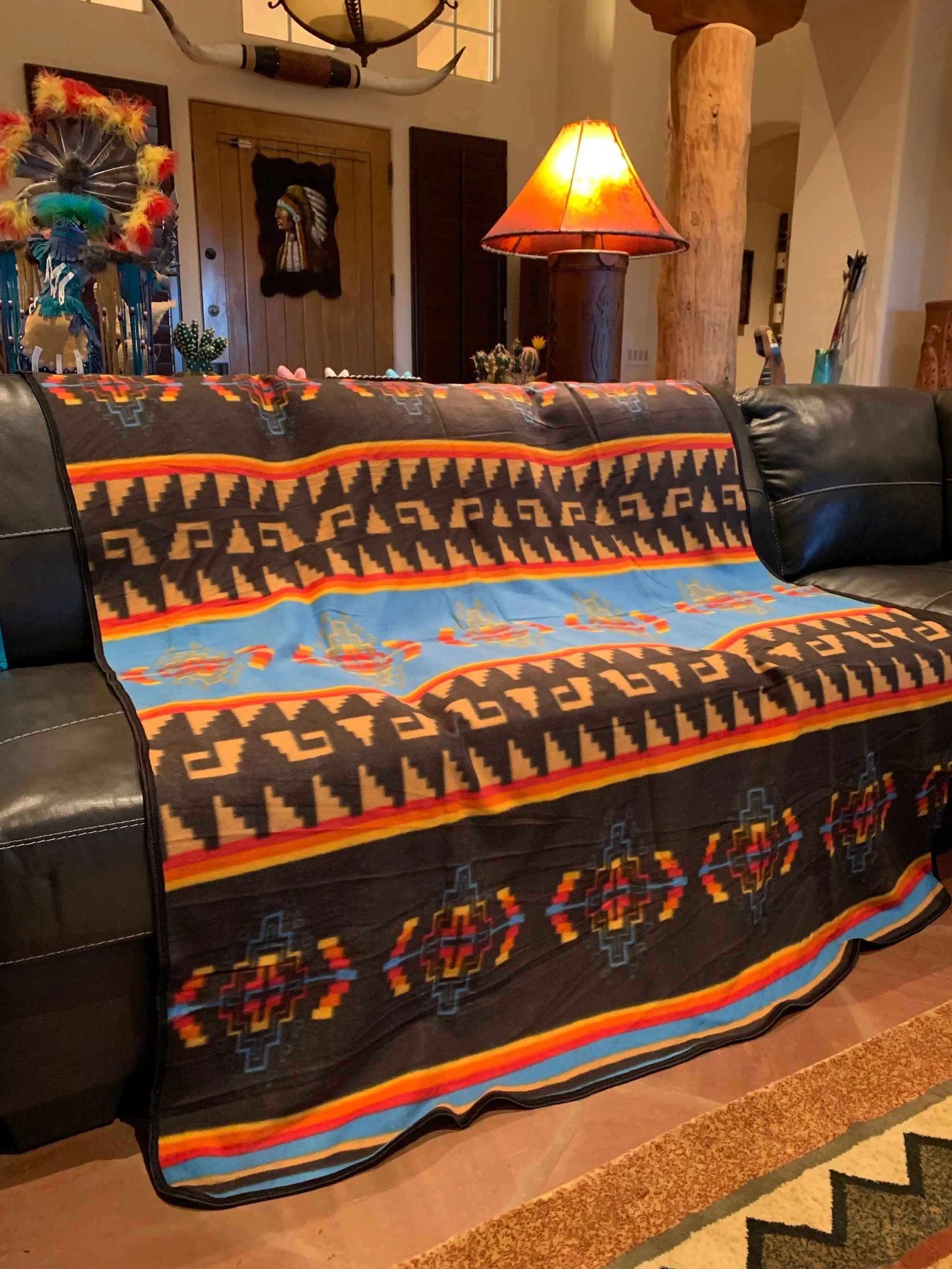 El Diablo fleece blanket