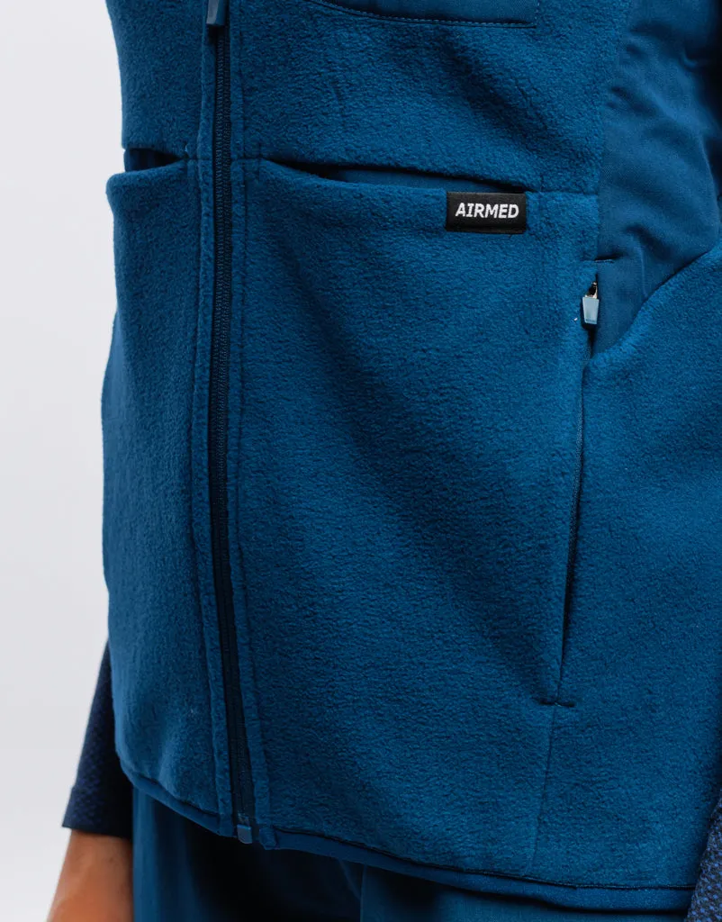 Essential Fleece Vest - Gibraltar Blue