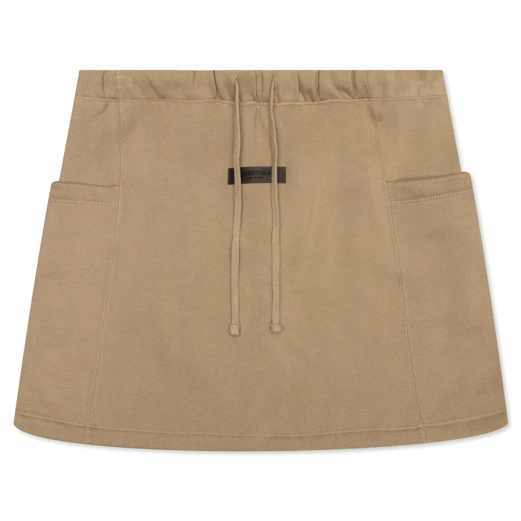 Essentials Women's Fleece Skirt - Oak