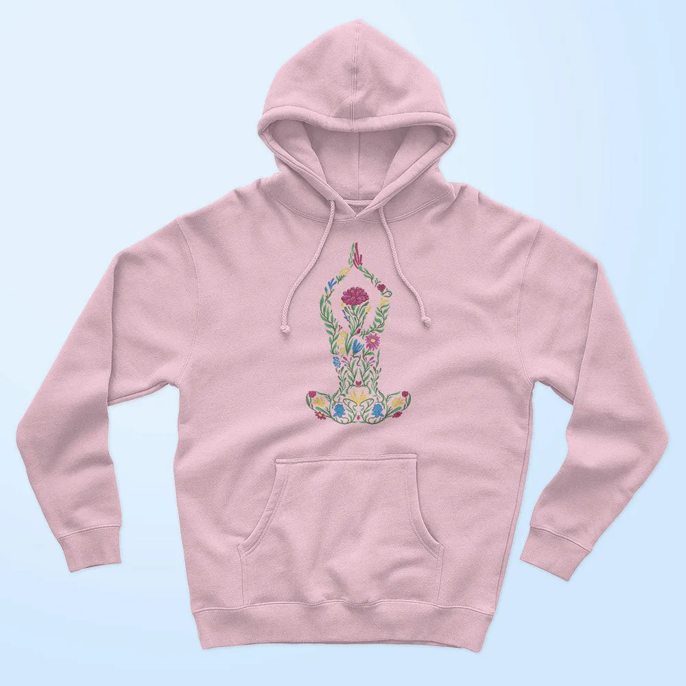 Floral Yoga Unisex Hoodie