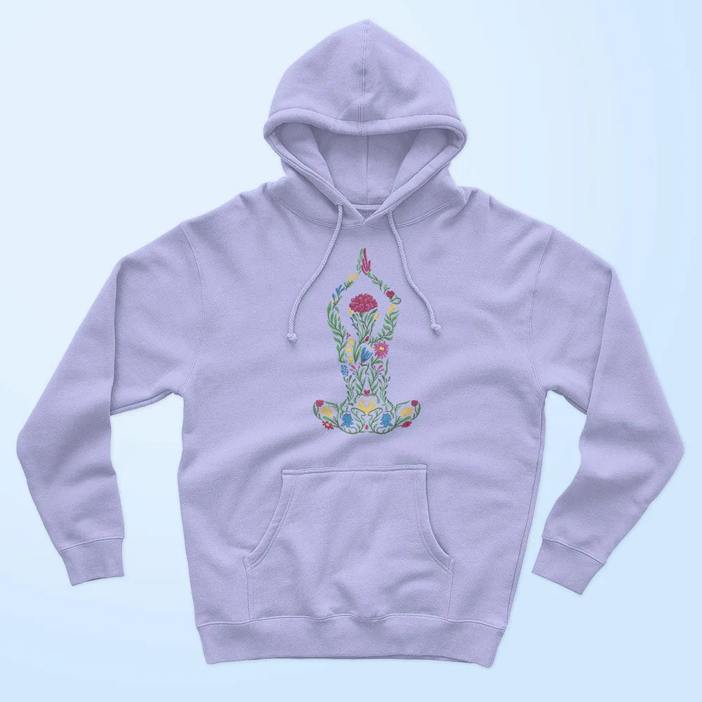 Floral Yoga Unisex Hoodie