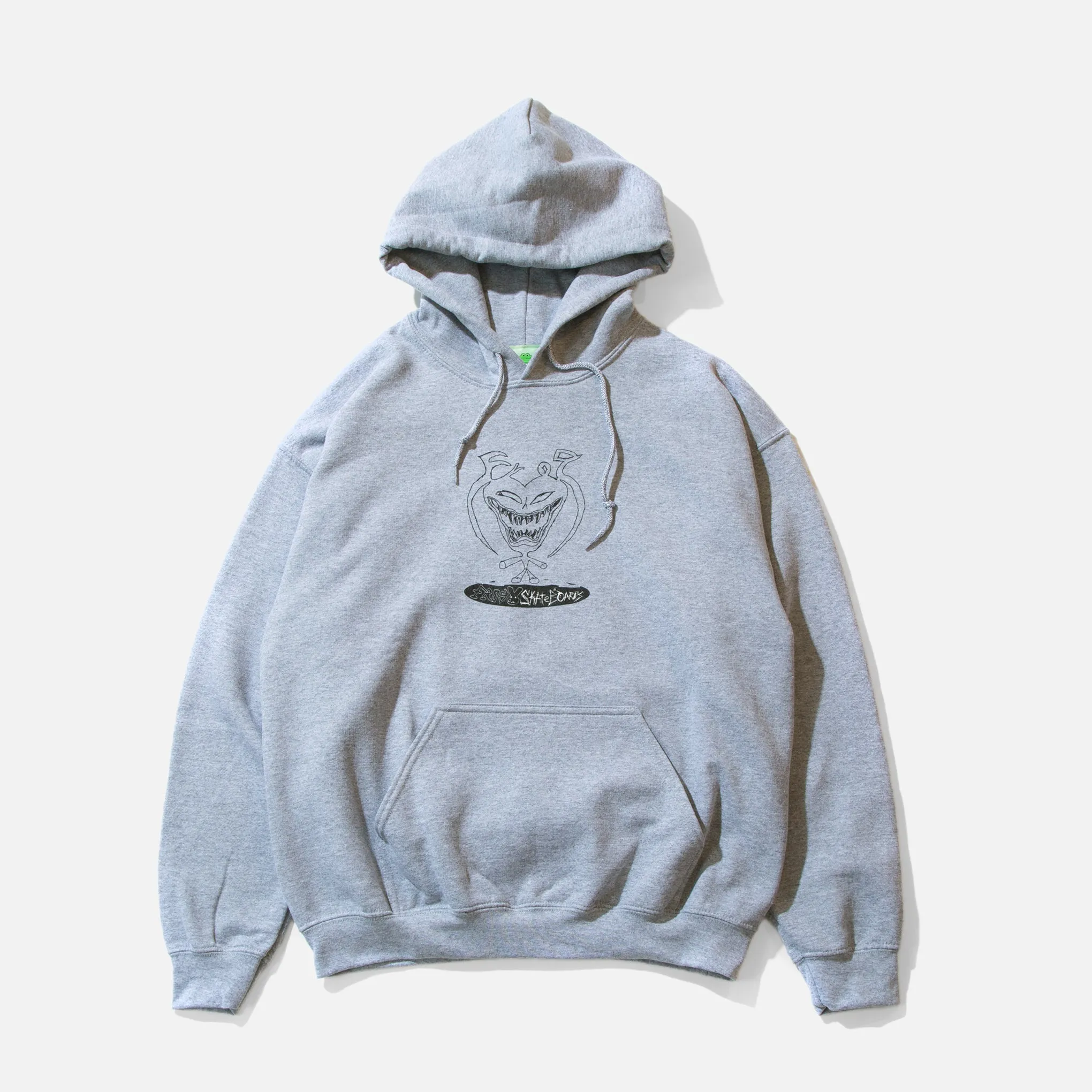 Frog Temper Hoodie - Athletic Grey